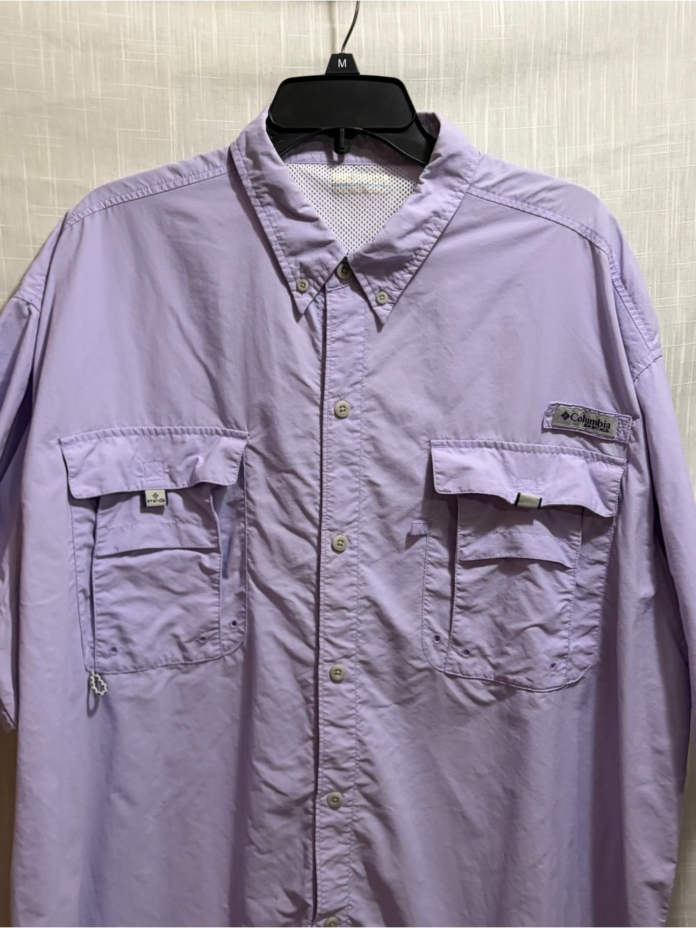 Columbia nylon fishing shirt 3XL